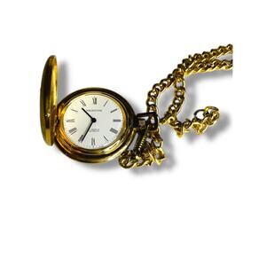 Vintage Majestime Mechanical Pocket Watch 17 Jewel 42mm Incabloc